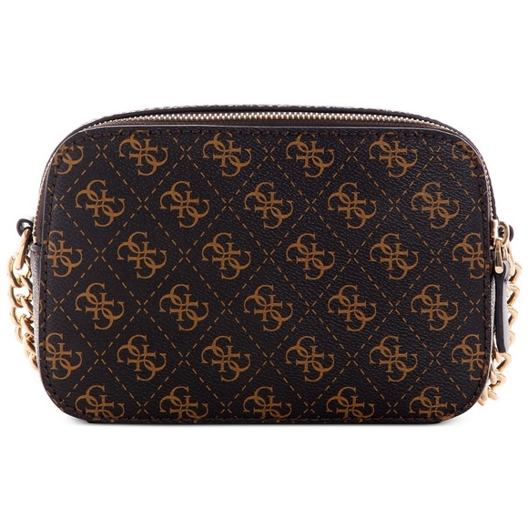 New GUESS Brown Multi Crossbody Purse - Picture 5 of 7